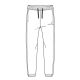 Pantalon de Survêtement Sergio Tacchini Nason 39421 104 Wht Blk