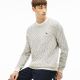 Pull Lacoste AH9283 522 blanc marine