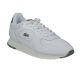 Basket Lacoste Linetrack 2231 blanc et vert.