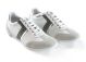 Chaussure Calvin Klein Carl cuir blanc et gris.