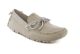 Mocassin Calvin Klein Gus en daim beige clair.