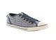 Chaussure Calvin Klein Len logo jacquard gris et bleu.