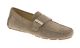 Mocassin Calvin Klein Tab en daim taupe O10908.