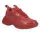 Basket dame Calvin Klein Jeans Maya nylon metal calf nappa tomato R7797 TMT