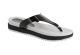 Tongs Calvin Klein dame Ginevra noir brillant.