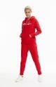 Sweatshirt Champion Europe Hooded wmns big logo 110975 RS017 BYR Red Limited Edition