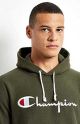 Sweatshirt Champion Europe hooded big logo 210967 GS508 Khaki Limited Edition