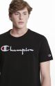 T-shirt Champion big logo Crewneck 210972 BS501 KK001 BBK noir Europe Limited Edition