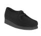 Chaussures Clarks Originals Wallabee Black Suede Womens 26155522