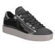 Crime London Sneaker Low platform black patent 25923A17 20