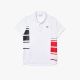 Polo Lacoste DH0866 GGC blanc noir rouge