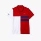 Polo Lacoste DH2025 GSL Rouge Blanc Cosmique Noir