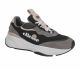 Basket dame  Ellesse Massello text af dk grey blck dk pnk 6 10413