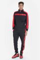 Fila Renzo Jacket stripe jacket black chinese red LM181L29 001