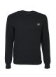 Fred Perry K9541 102  textured stripe jumper black