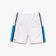 Short tennis Lacoste GH314T 6U5 Blanc Bleu