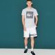 Short Lacoste GH3376 PPM white marino