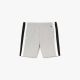 <p>Short Lacoste color-block en molleton gratté.</p>