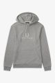 Fred Perry Embroidered Hooded Sweatshirt Steel Marl J5525 420