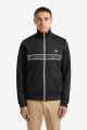 Fred Perry taped chest track jacket black J7501 102