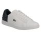 Basket Lacoste Carnaby Evo 318 2 QSP SPM Wht Nvy Leather suede 7-36SPM0044042