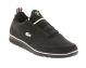 Basket dame running Lacoste Light noire.