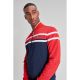 Fila Naso jacket chest stripe t top peacoat Red crm LM161RM8 410