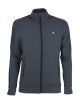 Lyle & Scott ML1368SP W129 sleeve tape full zip midlayer observer grey