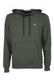 Lyle & Scott ML1371SP Z604 oth fly fleece hoodie deep spruce