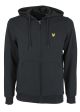 Sweatshirt Lyle & Scott ML1372SP 572 full zip fly fleece true black