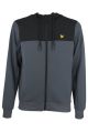 Lyle & Scott ML1375SP W129 full zip colour breaker tech fleece  observer grey