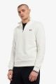 Sweatshirt Demi Zippé Fred Perry M1708 129 Snow White