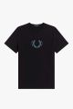 Fred Perry T-shirt M2665 184 Laurel Wreath Black