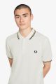 Polo Fred Perry Twin Blanc Or Noir M3600 J81