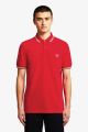 Polo Fred Perry Twin Tipped Jester Red white chm M3600 J95