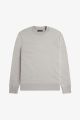 Sweatshirt Fred Perry Brodé M4727 181 Limestone