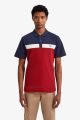 Polo Fred Perry Contrast Panel Pique Rich Red M5577 A25