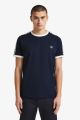 T-shirt Fred Perry Taped Ringer Carbon Blue M6347 584