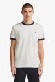 T-shirt Fred Perry Taped Ringer Snow White M6347 808