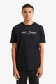 T-shirt Fred Perry Graphique Black M7514 102