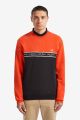 Fred Perry taped chest Sweatshirt international orange M7524 I66