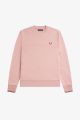 Sweatshirt Fred Perry petiti logo M7535 Dusty Rose Pink S51