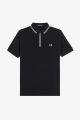 Fred Perry M8559 184 Tipped placket polo shirt black