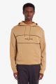 Fred Perry Emb Panel Hooded Sweatshirt Warm Stone m9591 363