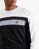 Sweatshirt Lyle & Scott Colour Block True Black ML1021V 572