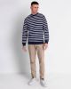 Sweatshirt Lyle & Scott ML1233V Z629 breton stripe navy white