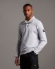 Sweatshirt Lyle & Scott ML1426V D24 Button funnel neck light grey marl