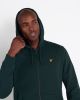 Lyle & Scott ML420VTR Z597 zip through hoodie Jade green