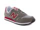 Chaussures New Balance ML373 D gris et rouge.