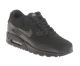 Nike Air Max 90 724824 001 Mesh GS Black Black Cool Grey